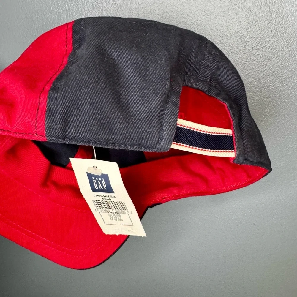 NWT Vintage Baby Gap Colorblock Baseball Cap Hat Spring 2002 | Size Toddler 3-4Y